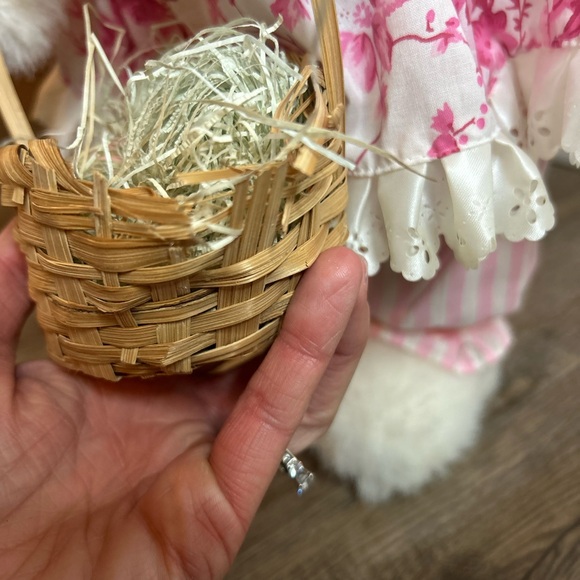 Vintage 18” Easter Bunny Boy & Girl Set – Cottagecore Spring - Picture 7 of 8